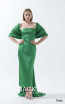 SiMack 4026 Green Front Dress
