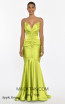 Stephanie Apple Green Front Dress