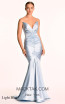 Stephanie Light Blue Front Dress