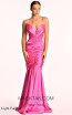 Stephanie Light Fuchsia Long Dress