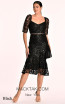 Suzanne Black Short Sleeve Dress