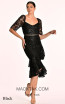 Suzanne Black Front Dress