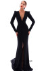 Tarik Ediz 93406 Black Evening Dress