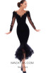 Tarik Ediz 93417 Black Evening Dress