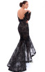 Tarik Ediz 93432 Black Back Evening Dress