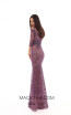 Tarik Ediz 93633 Lavender Back Evening Dress