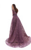 Tarik Ediz 93633 Lavender Back Evening Dress