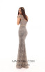 Tarik Ediz 93638 Cloudy Blue Back Evening Dress