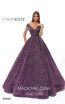 Tarik Ediz 93649 Lavender Front Evening Dress