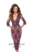 Tarik Ediz 93655 Lavender Front Evening Dress