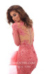 Tarik Ediz 93716 Dark Rose Back Evening Dress