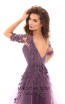 Tarik Ediz 93721 Lavender Back Evening Dress