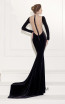 TTarik Ediz 92518 Black Back Dress