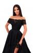 Tarik Ediz 50271 Black Dress