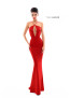 Tarik Ediz 50305 Red Front Dress