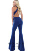 Tarik Ediz 50485 Navy Back Dress