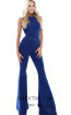 Tarik Ediz 50485 Navy Front Dress