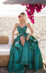 Tarik Ediz 50633 Emerald Front Dress