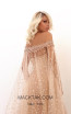 Tarik Ediz 50707 Gold Back Dress