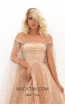 Tarik Ediz 50707 Gold Front Dress