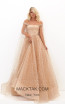Tarik Ediz 50707 Gold Front Dress