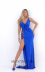 Tarik Ediz 50725 Royal Blue Front Dress