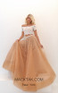 Tarik Ediz 50743 Gold Front Dress