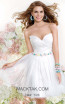 Tarik Ediz 90368 Front White Dress