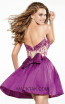 Tarik Ediz 90378 Back Purple Dress