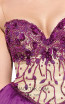 Tarik Ediz 90378 Detail Purple Dress
