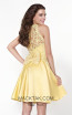 Tarik Ediz 90419 Volante Yellow Back Dress 