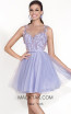 Tarik Ediz 90427 Front Lilac Dress