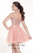 Tarik Ediz 90434 Back Pink Dress