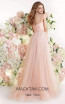 Tarik Ediz 92322 Back Pink Dress