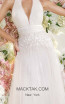 Tarik Ediz 92346 Detail White Dress
