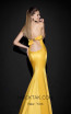 Tarik Ediz 92487 Back Saffron/Yellow Dress