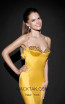 Tarik Ediz 92487 Front 2 Saffron/Yellow Dress