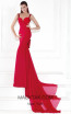 Tarik Ediz 92504 Front Red Dress