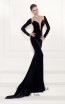 Tarik Ediz 92518 Black Front Dress