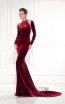 Tarik Ediz 92520 Front Red Dress