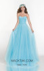 Tarik Ediz 92555 Azura Front 2 Blue Dress