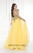 Tarik Ediz 92578 Alloy Back Yellow Dress