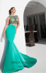Tarik Ediz 92615 Istanbul Front Aqua Dress