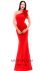 Tarik Ediz 93341 Red Front Dress