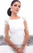Tarik Ediz 93344 Ivory Front Dress