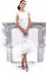 Tarik Ediz 93344 Ivory Front Dress