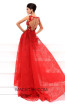 Tarik Ediz 93439 Red Back Evening Dress