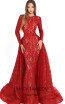 Tarik Ediz 93608 Red Dress