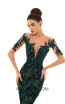 Tarik Ediz 93669 Emerald Front Dress