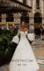 Tarik Ediz 93686 Ivory Front Dress